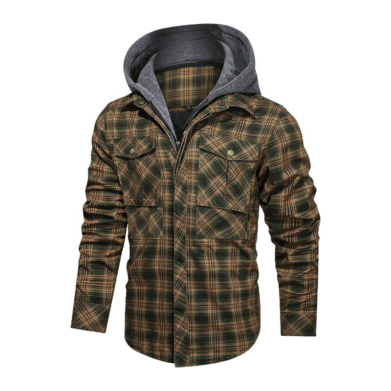 Men Warm Jacket Fleece Thick Autumn Winter Detachable Hoodies Jackets Men Slim Fit Men Clothing