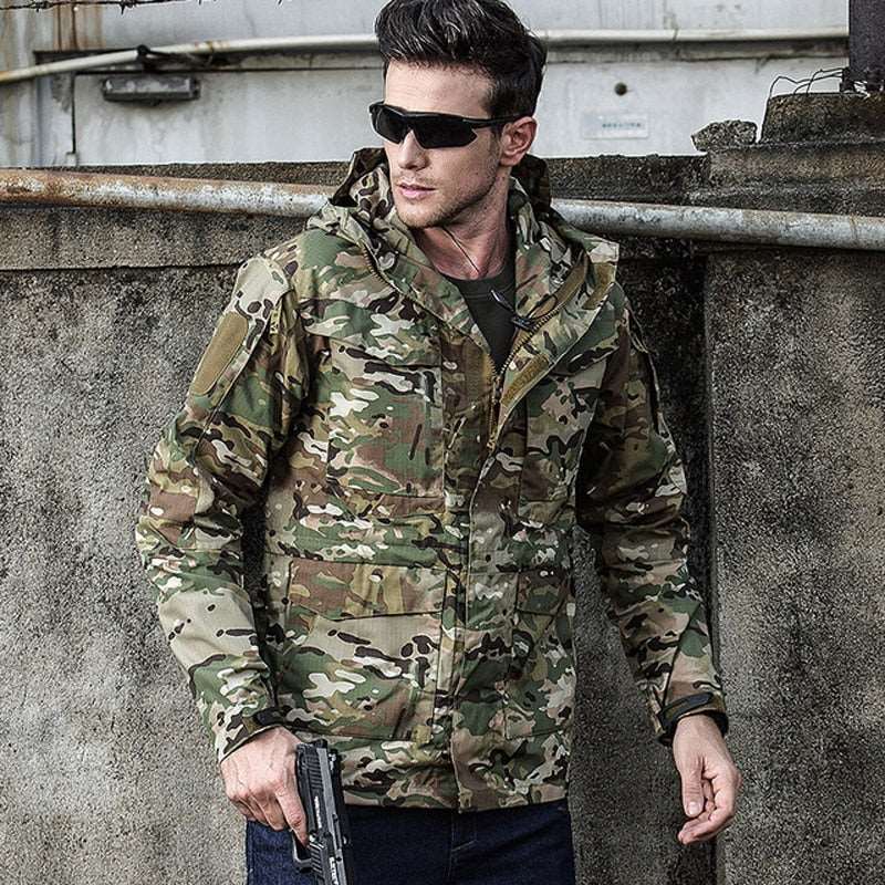 M65 Military Tactical Jackets Men Waterproof Windbreaker Jacket Male Hooded Coat Outdoor Fishing/Trekking Hiking Jackets