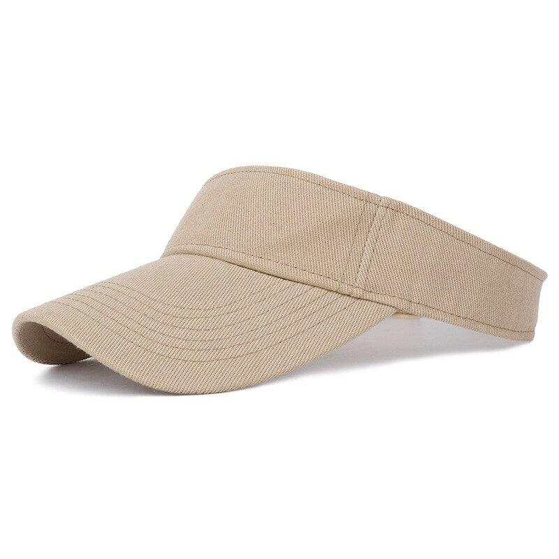 Men's & Women Cap Spring Summer Sports Sun Cap Adjustable Cotton Visor UV Protection Top Empty Tennis Golf Running Sunscreen Hat
