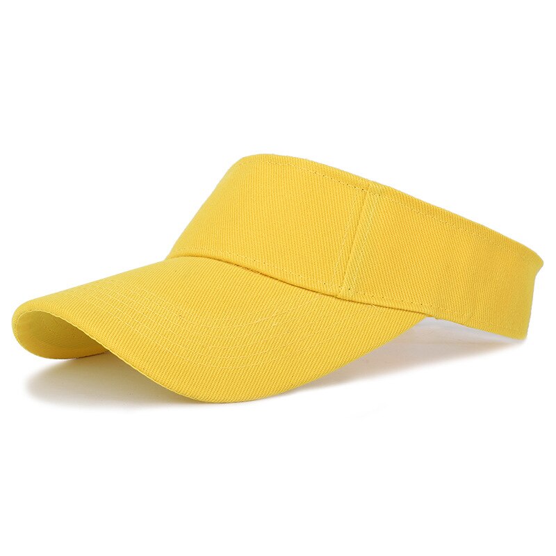 Men's & Women Cap Spring Summer Sports Sun Cap Adjustable Cotton Visor UV Protection Top Empty Tennis Golf Running Sunscreen Hat