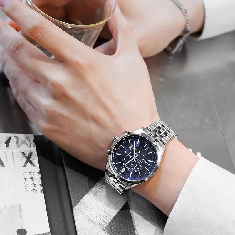 Citizen Top Brand Luxury Fashion Business Watch Men Waterproof Date Clock Sport Watches Mens Quartz Wristwatch Relogio Masculino