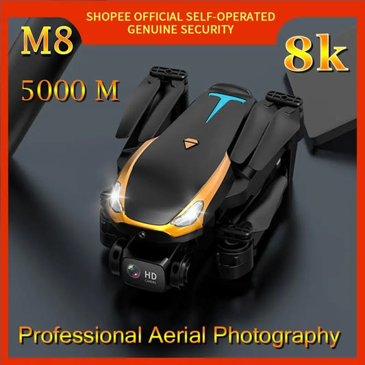 TESLA Drone 8K HD Aerial Photography Quadcopter Remote Control Helicopter 5000 Meters Distance Avoid Obstacles