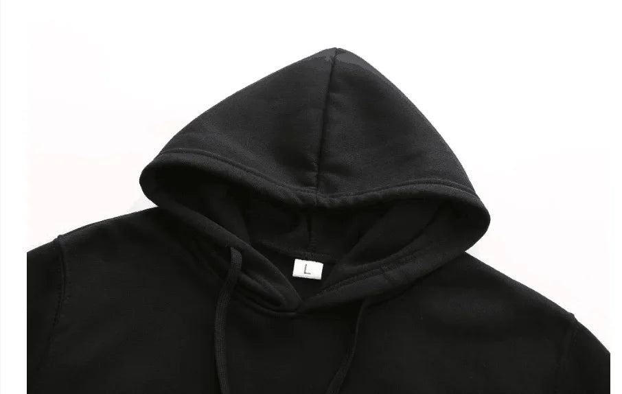 New men's and women's leisure sports suit, outdoor autumn and winter fitness jogging hoodie + pants 2 sets, hoodie, pullover