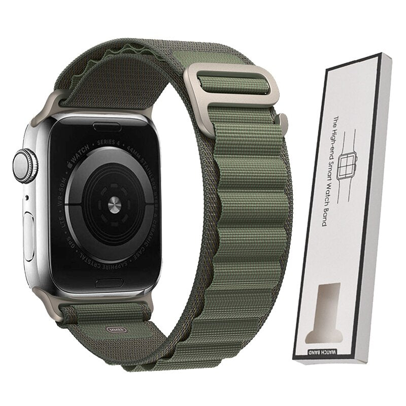 Alpine loop band for Apple watch strap 49mm 44mm 40mm 45mm 41mm 42mm 38mm 40 44 45 mm bracelet iWatch Ultra series 7 6 5 3 se 8