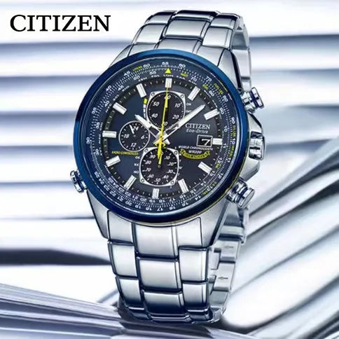 CITIZEN Men Watches Luxury Trend Quartz Calendar Waterproof Multi Function Fancy Round Watch Stainless Automatic Watch