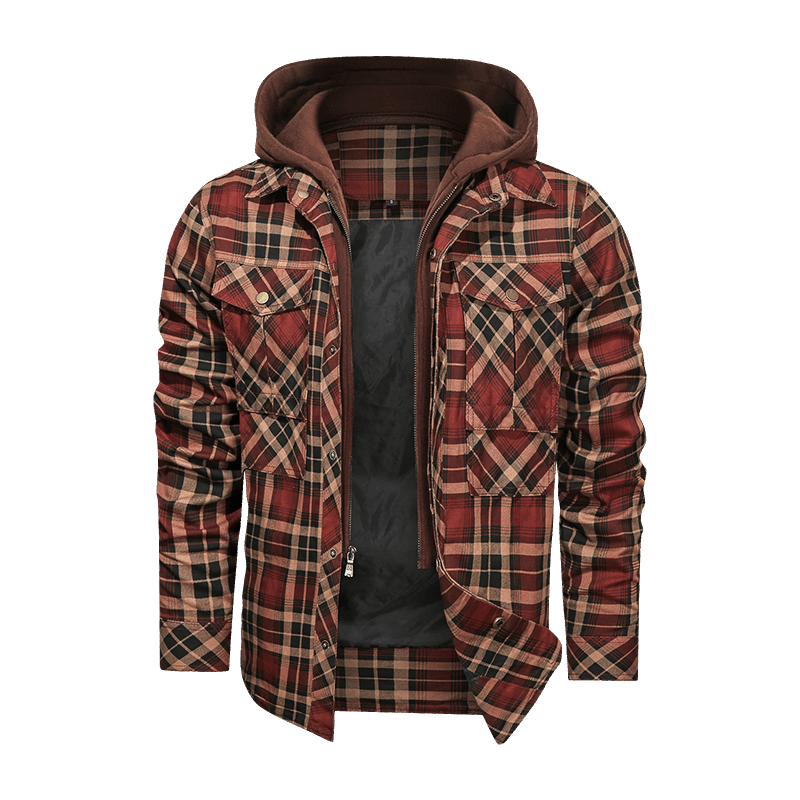 Men Warm Jacket Fleece Thick Autumn Winter Detachable Hoodies Jackets Men Slim Fit Men Clothing
