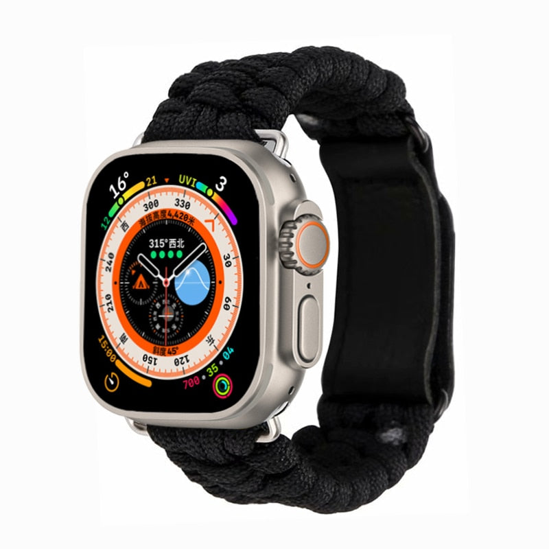 Nylon Strap For apple watch band 44mm 45mm 40mm 41mm 38mm 42mm sport watchband bracelet iwatch series 6 SE 5 4 3 7 8 ultra 49mm